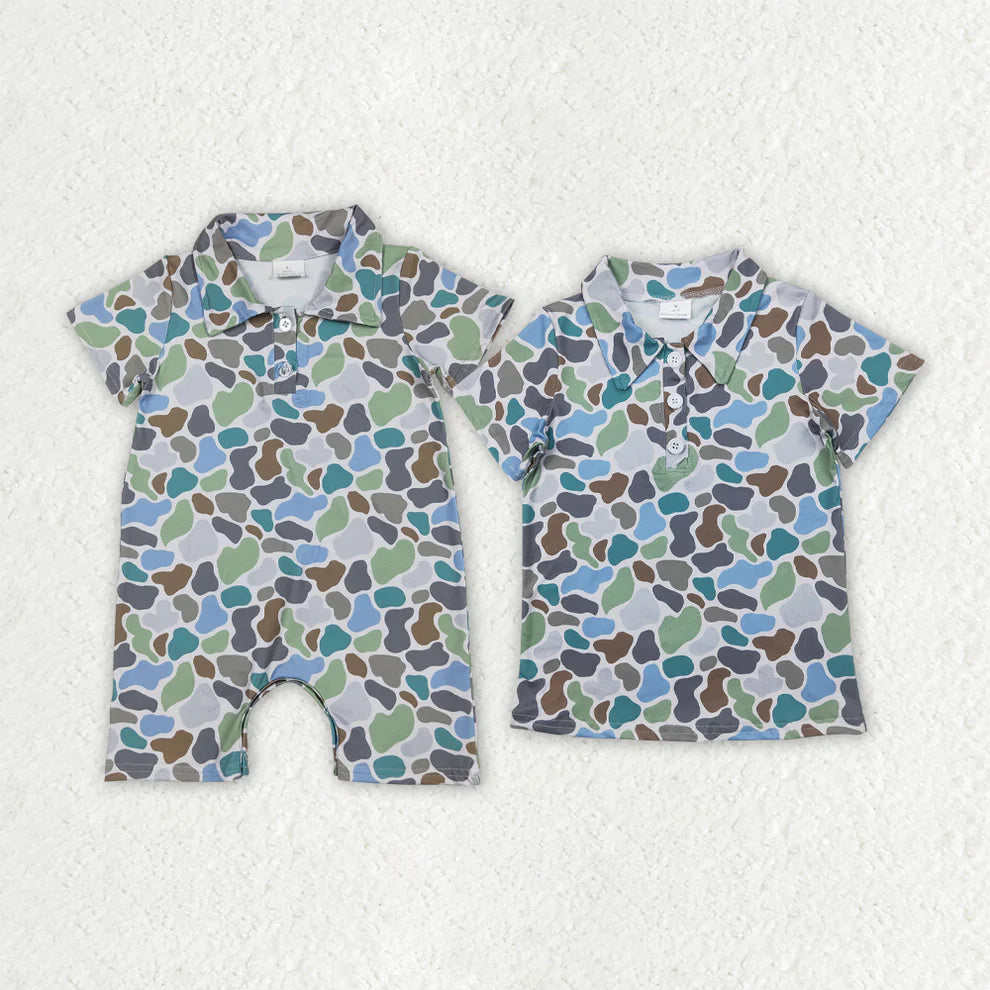 Boys' Camo Polo Shirt