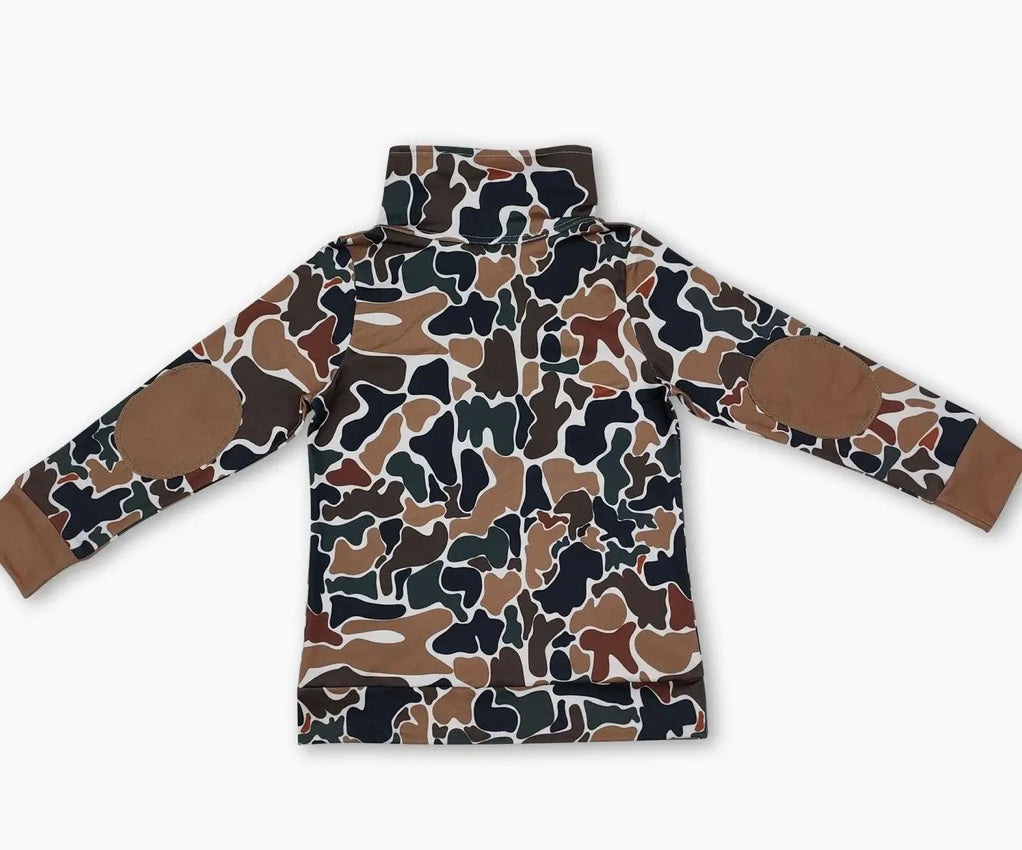Kids' Camo Quarter-Zip