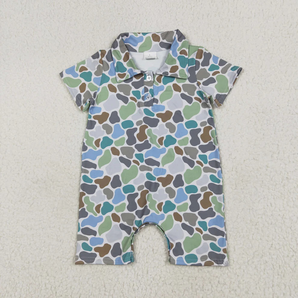 Boys' Camo Romper