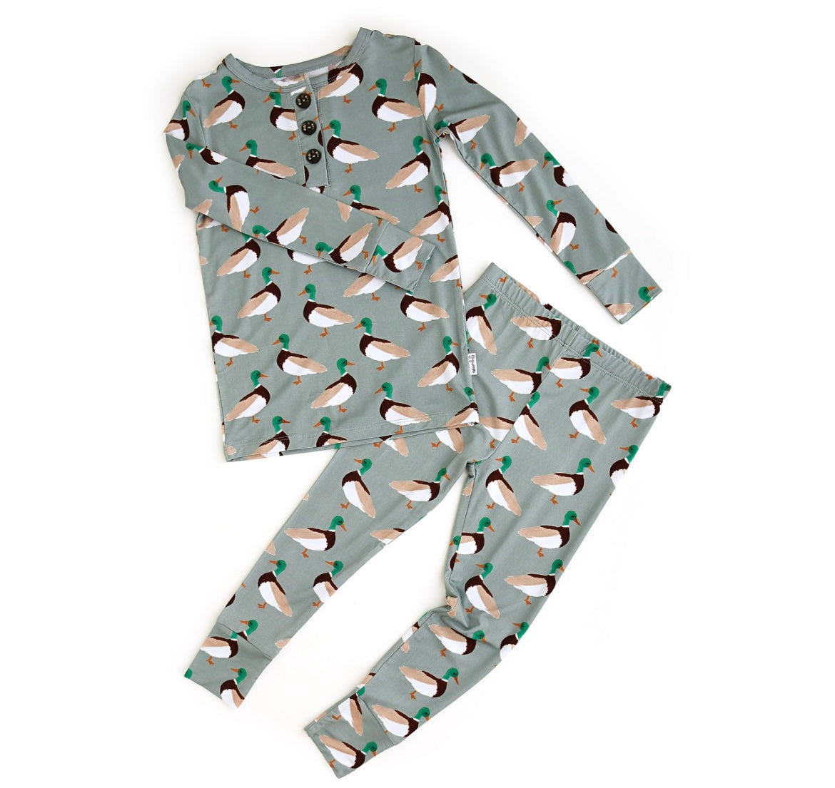 Duck Print PJ Set