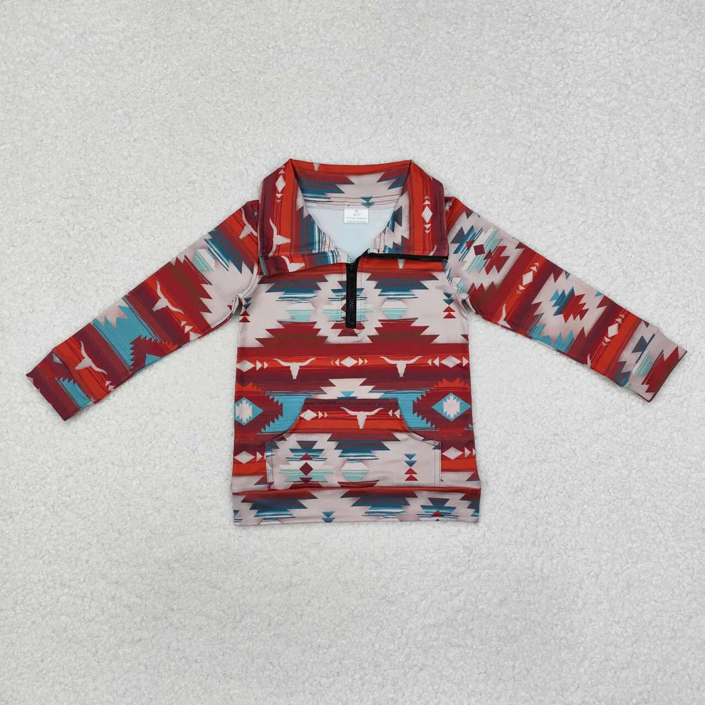 Boys' Aztec Pullover