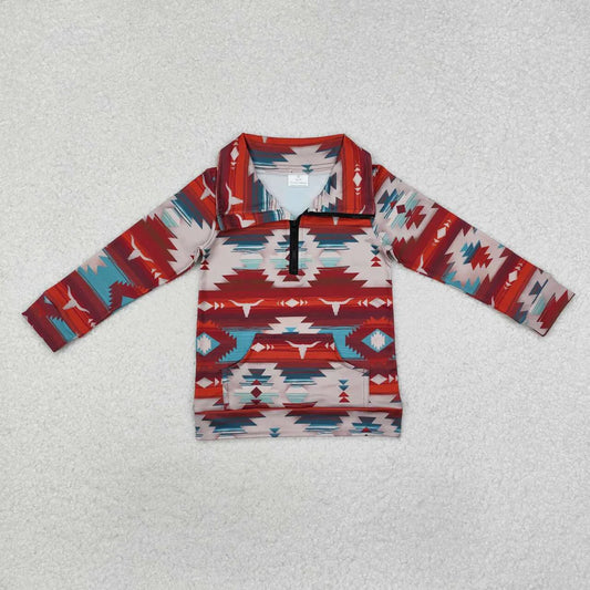 Boys' Aztec Pullover