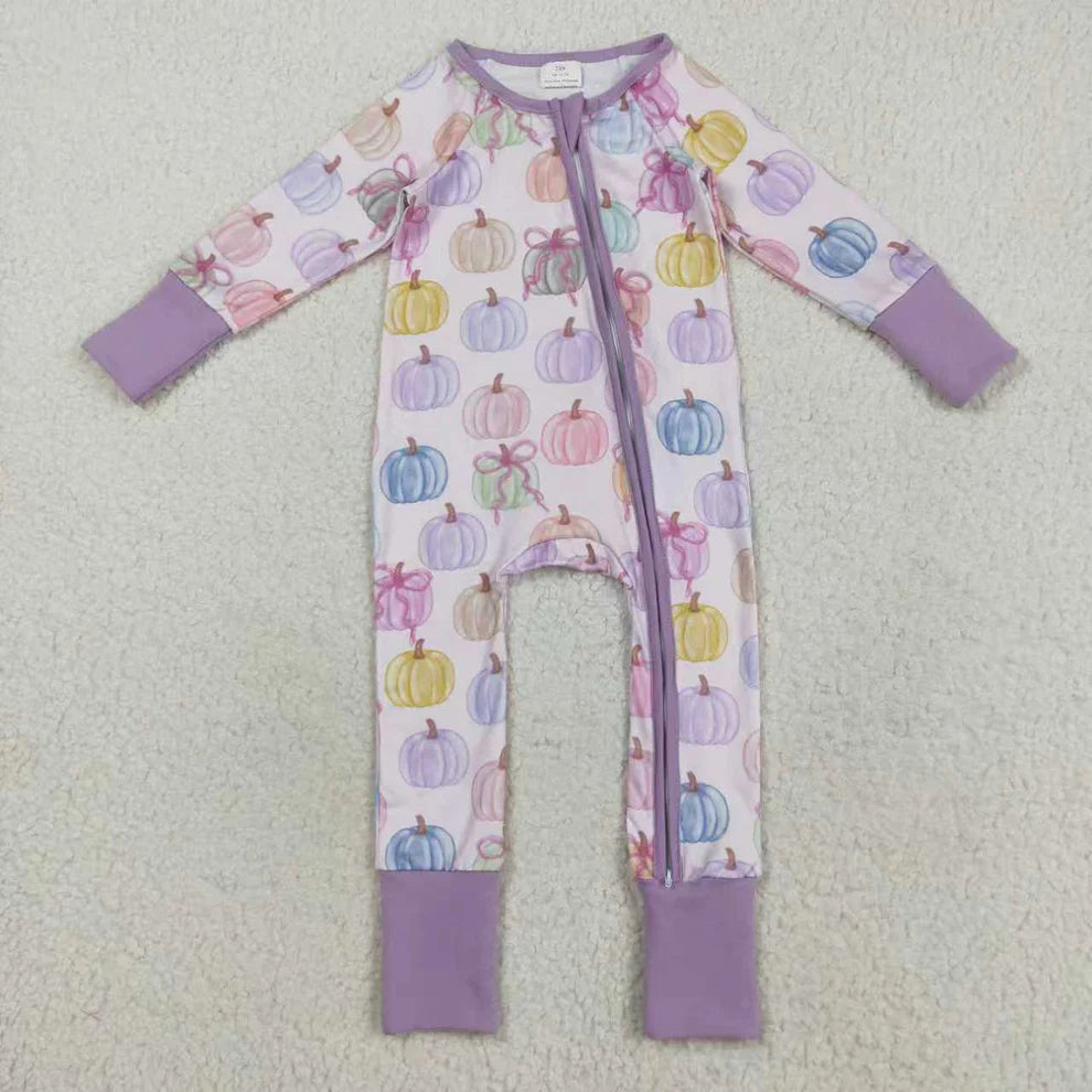Baby Girls' Colorful Pumpkin Sleeper