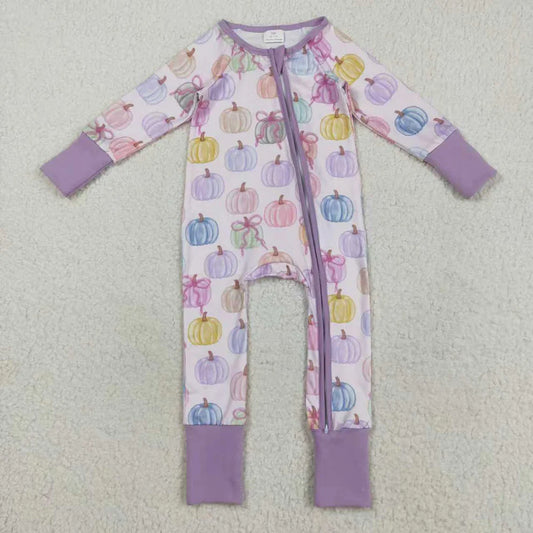 Baby Girls' Colorful Pumpkin Sleeper