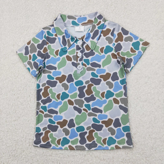 Boys' Camo Polo Shirt